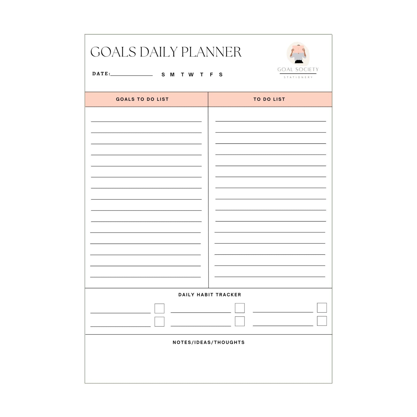A4 daily planner & A4 weekly planner Bundle